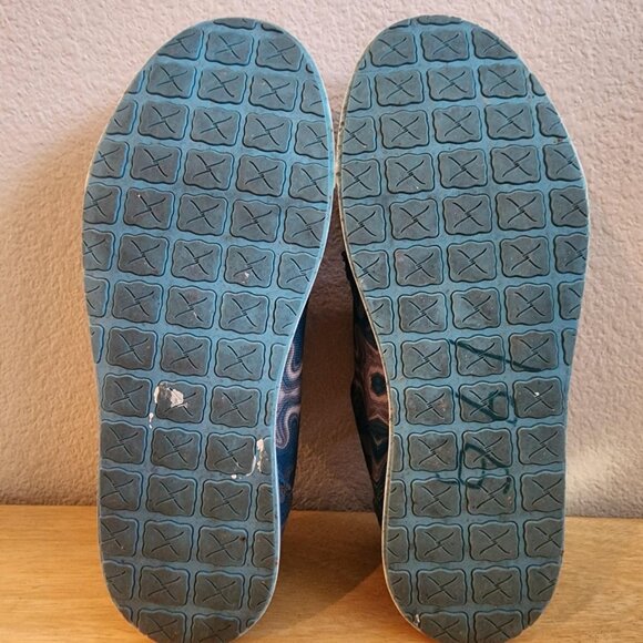 Twisted X Kicks Shoes Womens Size 7 Blue Gray Marble Canvas Moc Toe WCA0063 - Picture 12 of 12